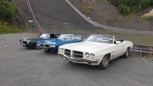 Pontiac: '72 Le Mans, '69 Firebird og '68 Firebird